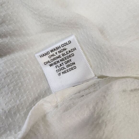 Elle Womens White Black‎ Size Small Business Professional Blouse - Picture 10 of 11